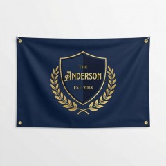 Personalized The Anderson Family Established House Flag