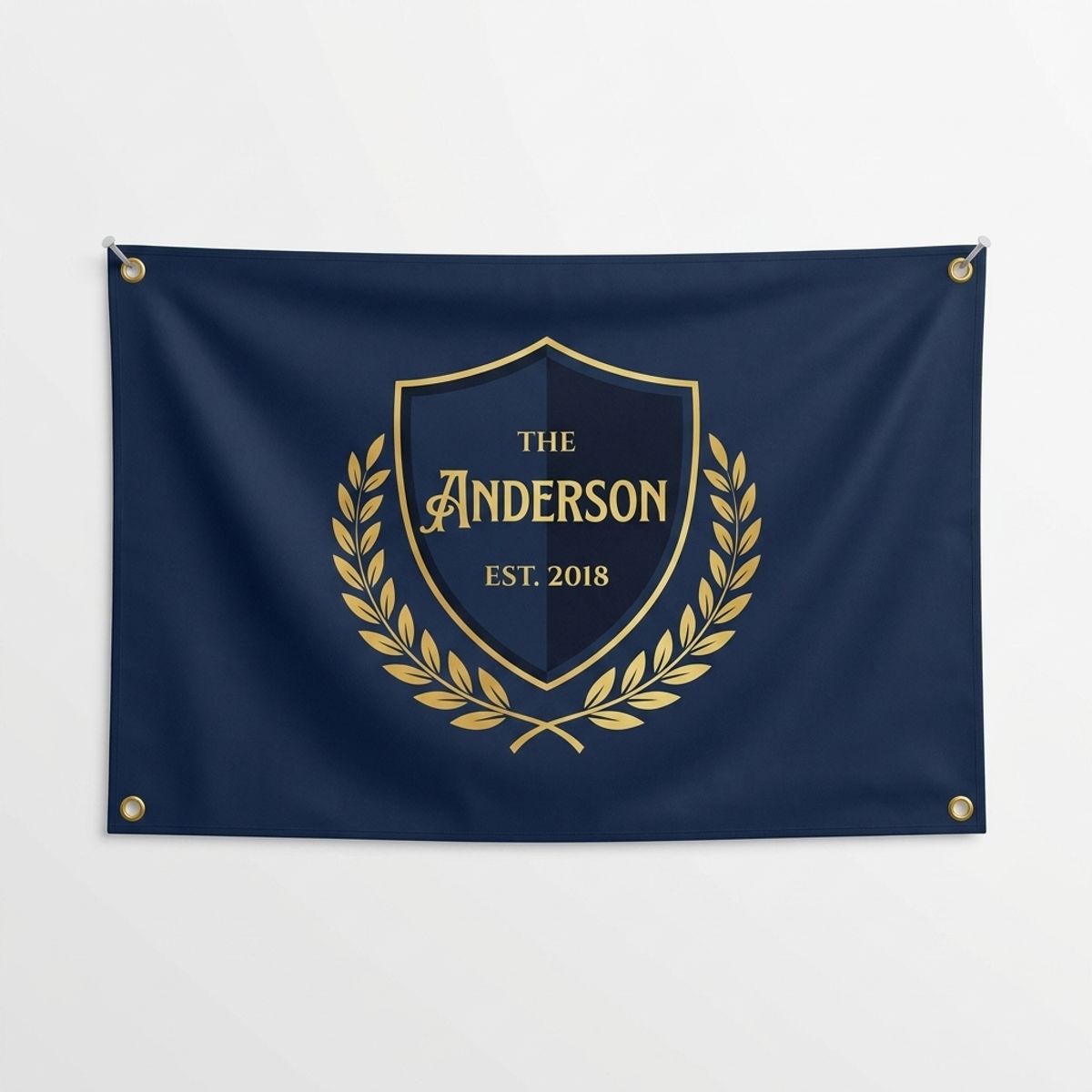 Personalized The Anderson Family Established House Flag