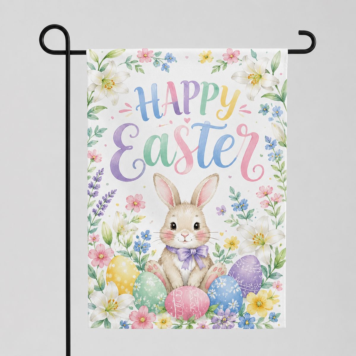 Happy Easter Bunny Garden Flag - Yard & House Flag