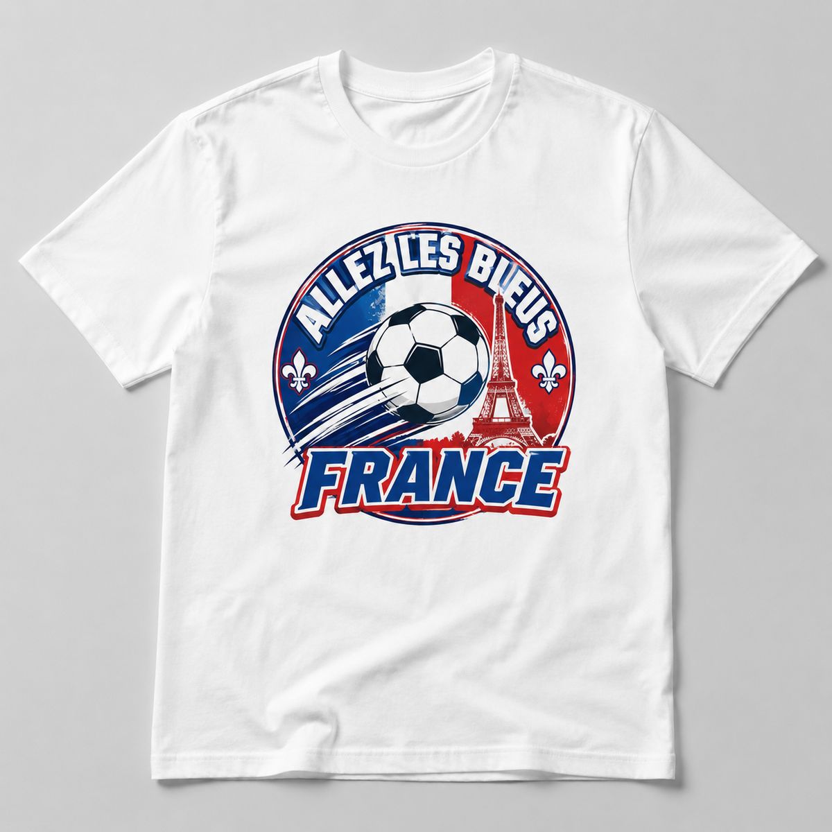 France 2026 Soccer T-Shirt - Allez Les Bleus - Team Pride Tee