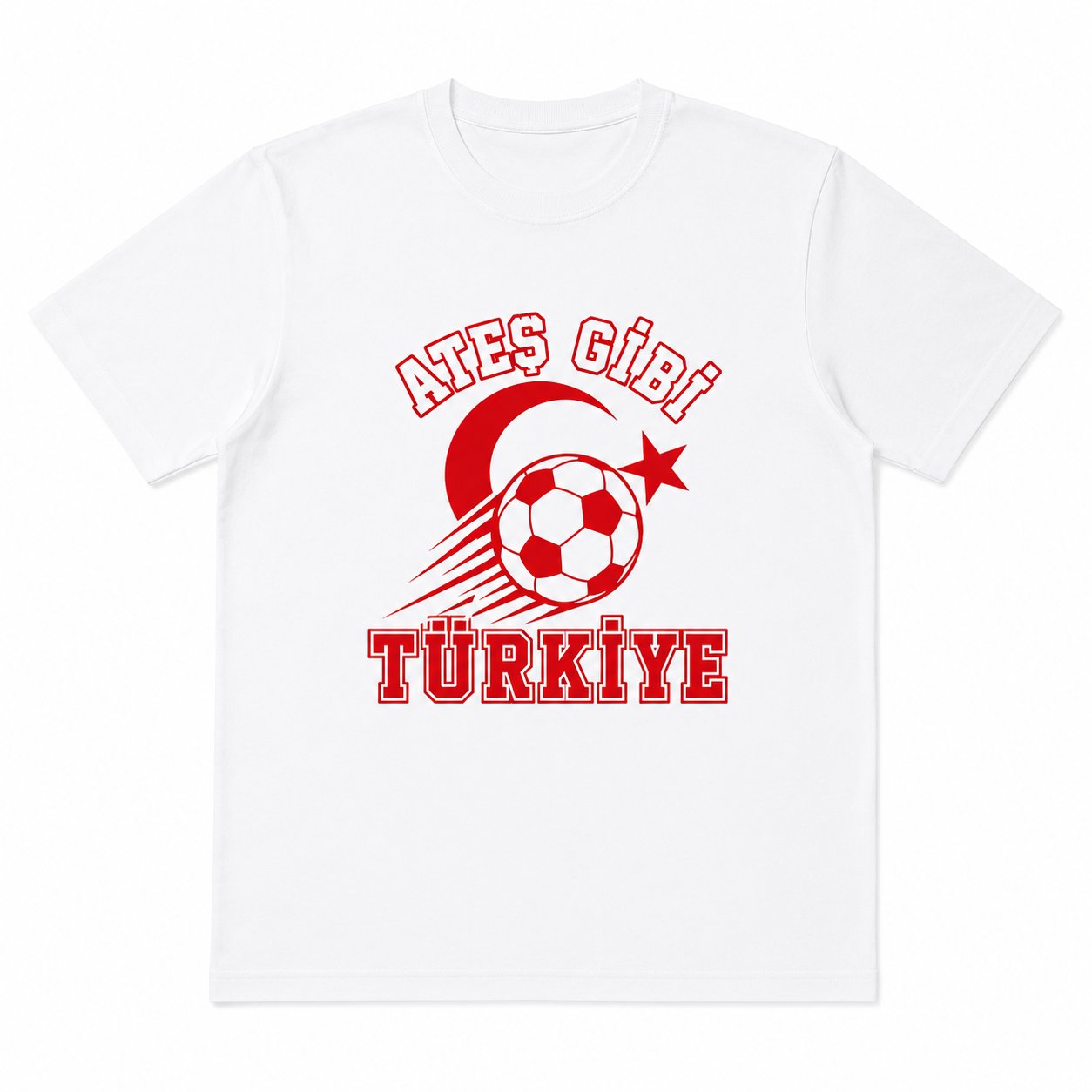 Turkey 2026 Soccer T-Shirt - Ates Gibi - Team Pride Tee
