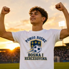 Bosnia 2026 Soccer T-Shirt - Ponos Bosne - Team Pride Tee image 2