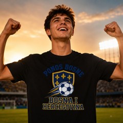 Bosnia 2026 Soccer T-Shirt - Ponos Bosne - Team Pride Tee image 3