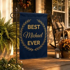 Best [Name] Ever Personalized Garden Flag - Custom Name Father's Day Yard Decor image 4