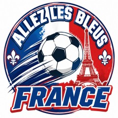 France 2026 Soccer T-Shirt - Allez Les Bleus - Team Pride Tee image 5