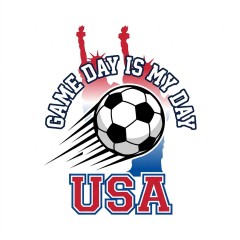 USA 2026 Soccer T-Shirt - Game Day Is My Day - Team Pride Tee image 6