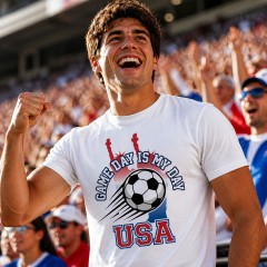 USA 2026 Soccer T-Shirt - Game Day Is My Day - Team Pride Tee image 2
