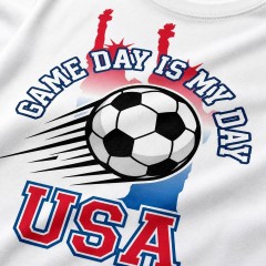 USA 2026 Soccer T-Shirt - Game Day Is My Day - Team Pride Tee image 4