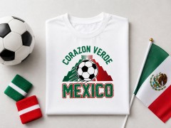 Corazon Verde - Mexico Soccer 2026 Die-Cut Acrylic Keychain image 4