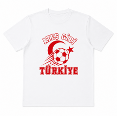Turkey 2026 Soccer T-Shirt - Ates Gibi - Team Pride Tee