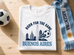Born For The Game - Argentina Soccer 2026 Die-Cut Acrylic Keychain image 4