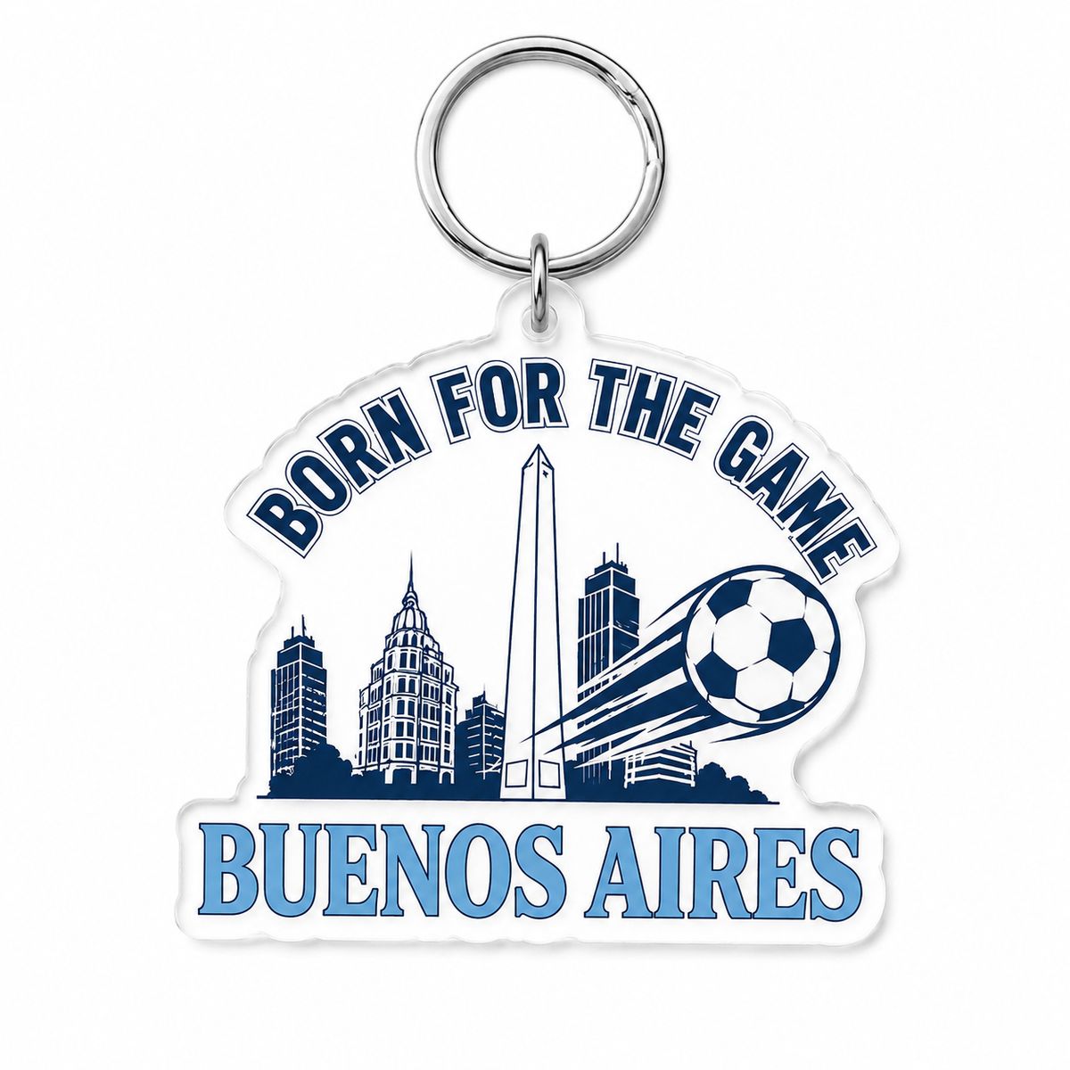 Born For The Game - Argentina Soccer 2026 Die-Cut Acrylic Keychain