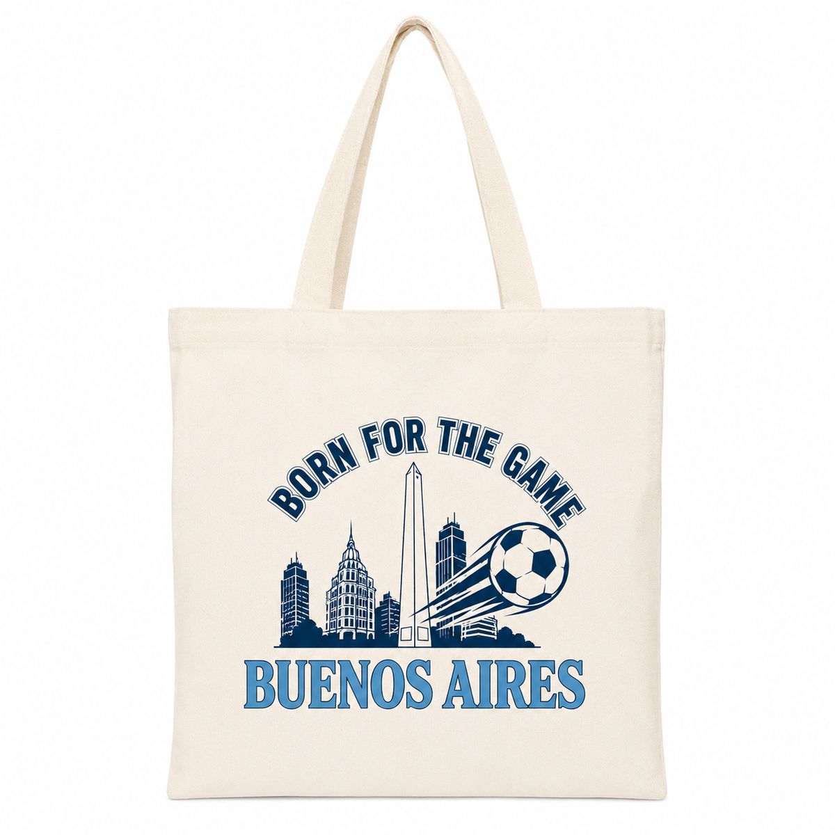Born For The Game - Argentina Soccer 2026 Tote Bag - Team Pride Canvas Tote