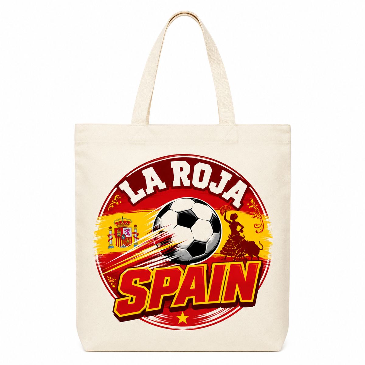 La Roja - Spain Soccer 2026 Tote Bag - Team Pride Canvas Tote