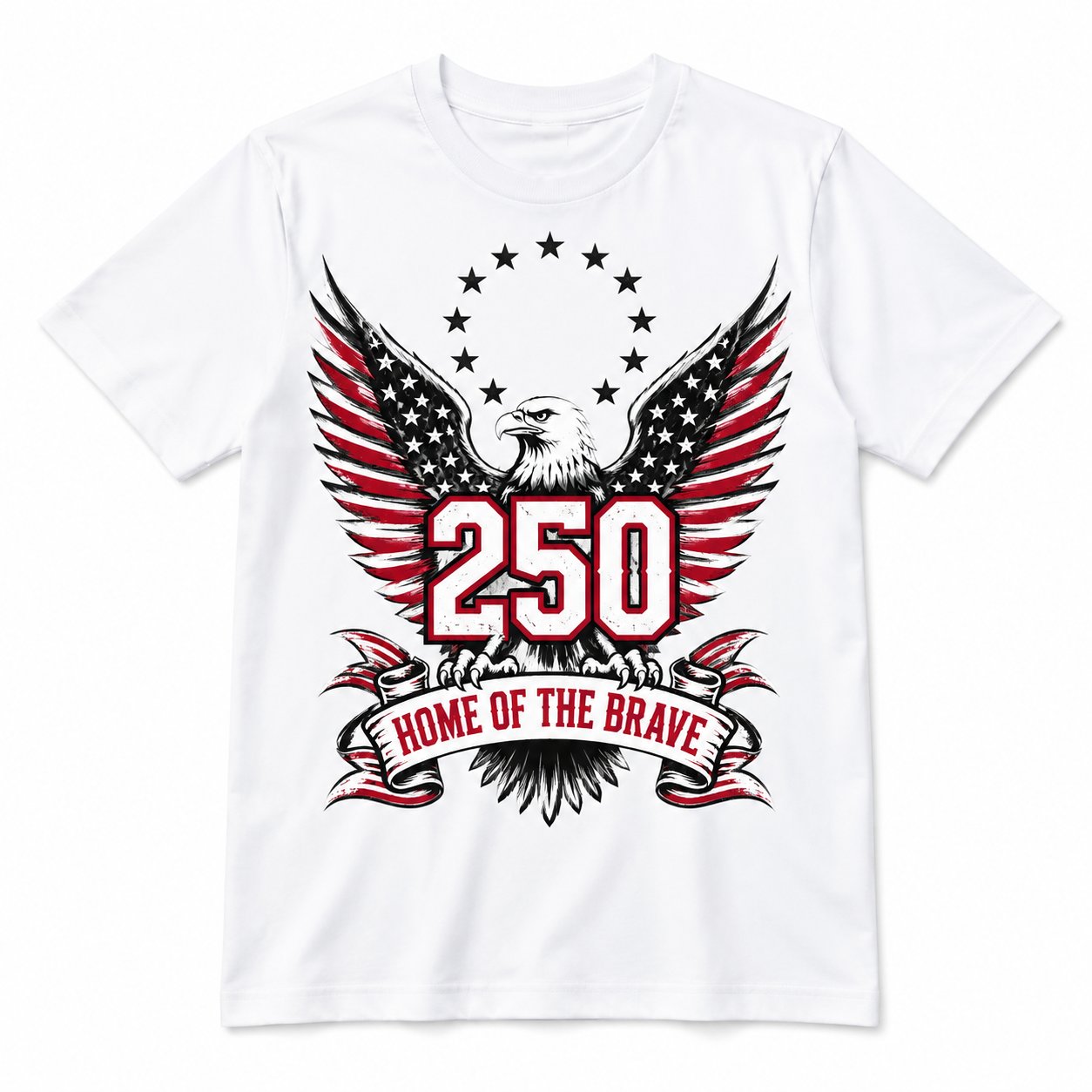 Home of the Brave 250th Anniversary T-Shirt - Team Pride Tee