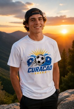 Curaçao 2026 Soccer T-Shirt - Shaka! - Team Pride Tee image 3