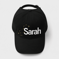 Zodiac Constellation Name Baseball Cap - Custom Star Sign & Name