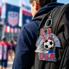 Game Day Is My Day - USA Soccer 2026 Die-Cut Acrylic Keychain image 3