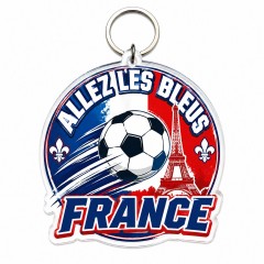 Allez Les Bleus - France Soccer 2026 Die-Cut Acrylic Keychain