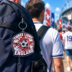 Three Lions - England Soccer 2026 Die-Cut Acrylic Keychain image 3