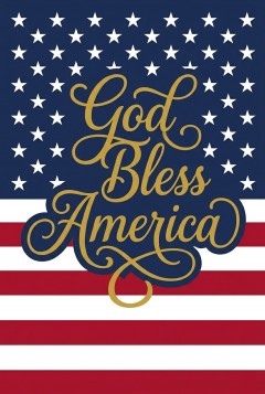 God Bless America Patriotic Garden Flag - Stars and Stripes 4th of July Outdoor Decor image 4