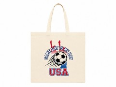 Game Day Is My Day - USA Soccer 2026 Tote Bag - Team Pride Canvas Tote image 2
