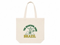 The Beautiful Game - Brazil Soccer 2026 Tote Bag - Team Pride Canvas Tote image 2