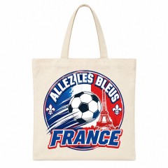 Allez Les Bleus - France Soccer 2026 Tote Bag - Team Pride Canvas Tote
