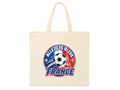 Allez Les Bleus - France Soccer 2026 Tote Bag - Team Pride Canvas Tote image 2