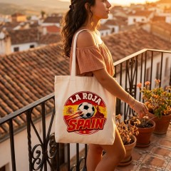 La Roja - Spain Soccer 2026 Tote Bag - Team Pride Canvas Tote image 4
