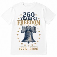 250 Years of Freedom 1776-2026 T-Shirt - Team Pride Tee