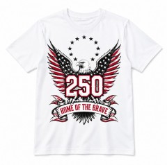 Home of the Brave 250th Anniversary T-Shirt - Team Pride Tee