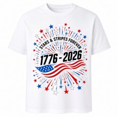 Stars and Stripes Forever 1776-2026 T-Shirt - Team Pride Tee