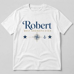 Personalized Grandpa T-Shirt, Custom Name, Best Grandpa Ever Gift | Trinmama