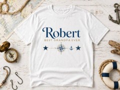 Personalized Grandpa T-Shirt, Custom Name, Best Grandpa Ever Gift | Trinmama image 5