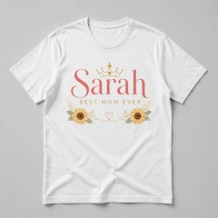Personalized Mom Life T-Shirt, Custom Name, Gift for Mothers | Trinmama image 1