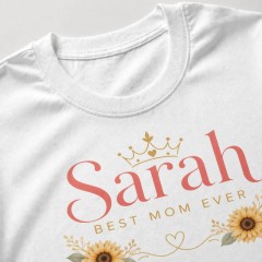 Personalized Mom Life T-Shirt, Custom Name, Gift for Mothers | Trinmama image 4