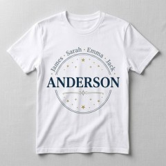 Personalized Family Name T-Shirt, Custom Surname, Family Gift | Trinmama image 1
