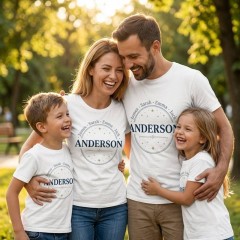 Personalized Family Name T-Shirt, Custom Surname, Family Gift | Trinmama image 2