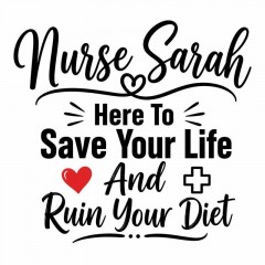 Nurse Humor T-Shirt, Custom Name, Funny Gift | Trinmama image 6