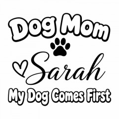 Dog Priority T-Shirt, Custom Name, Funny Dog Mom Gift | Trinmama image 6