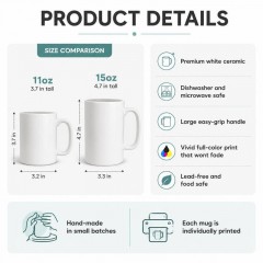 Personalized Plant Mom Mug, Custom Name Ceramic Coffee Cup, Plant Lover Gift | Trinmama image 5