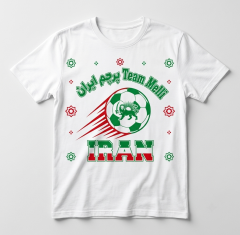 Iran 2026 Soccer T-Shirt - Team Melli Pride - Team Pride Tee