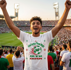 Iran 2026 Soccer T-Shirt - Team Melli Pride - Team Pride Tee image 2