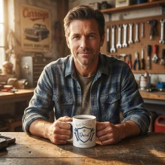 Personalized Best Dad Ever Mug, Custom Name Ceramic Coffee Cup, Father's Day Gift | Trinmama image 2