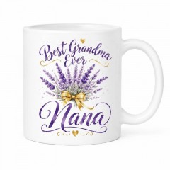Personalized Best Grandma Mug, Custom Name Ceramic Coffee Cup, Grandmother Gift | Trinmama