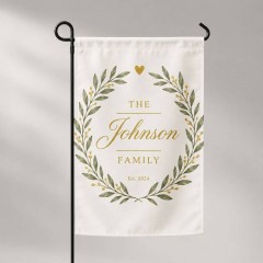 Personalized The Family Garden Flag & Custom Yard Flag - Custom Family Name