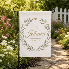 Personalized The Family Garden Flag & Custom Yard Flag - Custom Family Name image 2