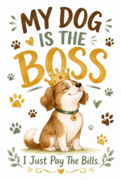 My Dog Is The Boss Funny Garden Flag, Dog Lover Yard Flag, Outdoor Decor | Trinmama image 4
