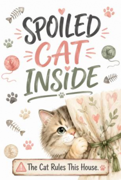 Spoiled Cat Inside Garden Flag, Funny Cat Lover Yard Flag, Outdoor Decor | Trinmama image 4
